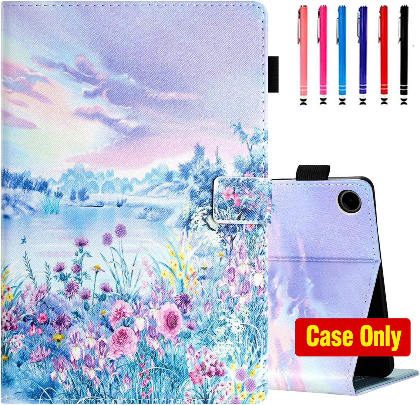 Protective Stand Cover Case for 11-Inch Samsung Galaxy Tab A11+/A11 Plus 2023