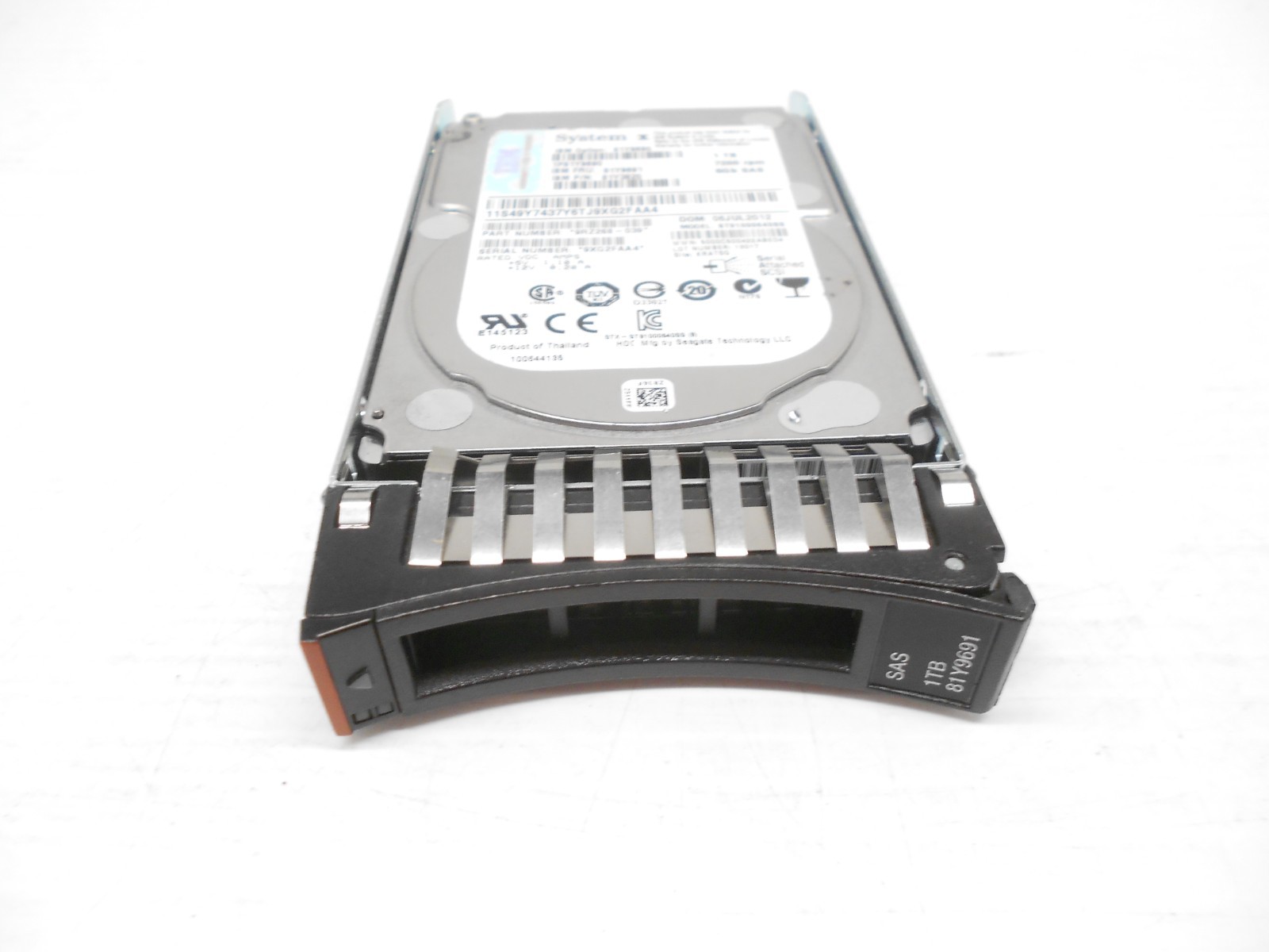 IBM Lenovo System X 1TB SAS 6G 2.5'' Server Hard Drive 81Y9690 81Y9691