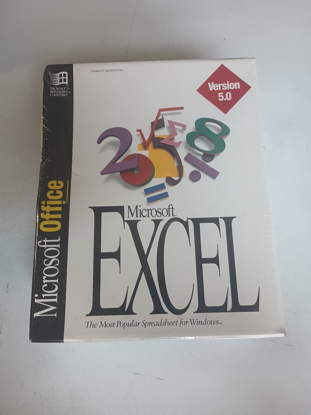 Microsoft Excel 5.0 Academic (3.5'' floppy disk) 1993 New Sealed