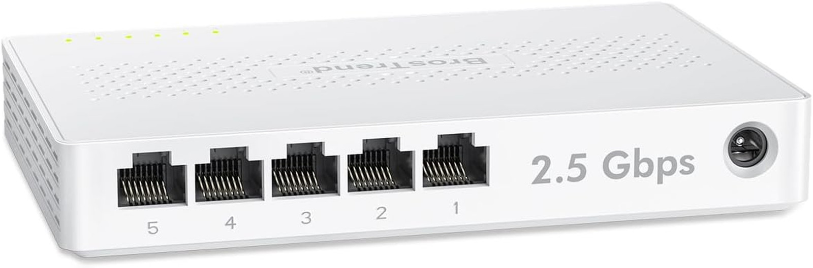 5 Port 2.5Gb Switch Unmanaged for PC, Game Consoles, NAS, Server