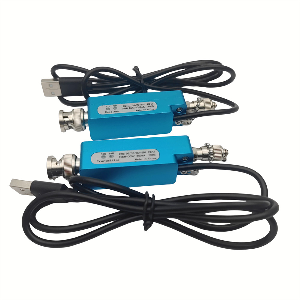 MINI 12G/6G/3G/HD/SD SDI 20KM@SM/300M@MM Fiber Extender(12G-SDI-N-20KM-TX/RX)