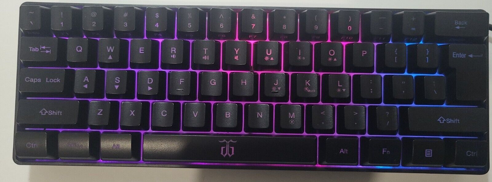 V700 - RGB Streamer Wired Keyboard, Backlight Adjustment-61 KEY (IL/RT6-18662...