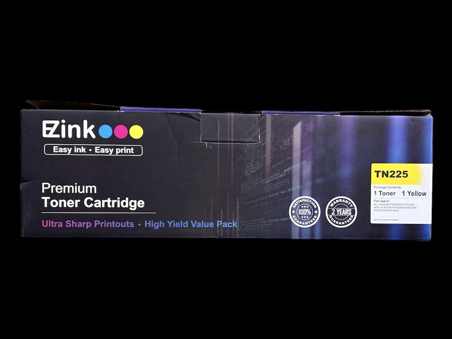 EZink Premium Toner Cartridge TN225 Yellow Brother HL-3140CW/3150CDW/3170CDW/