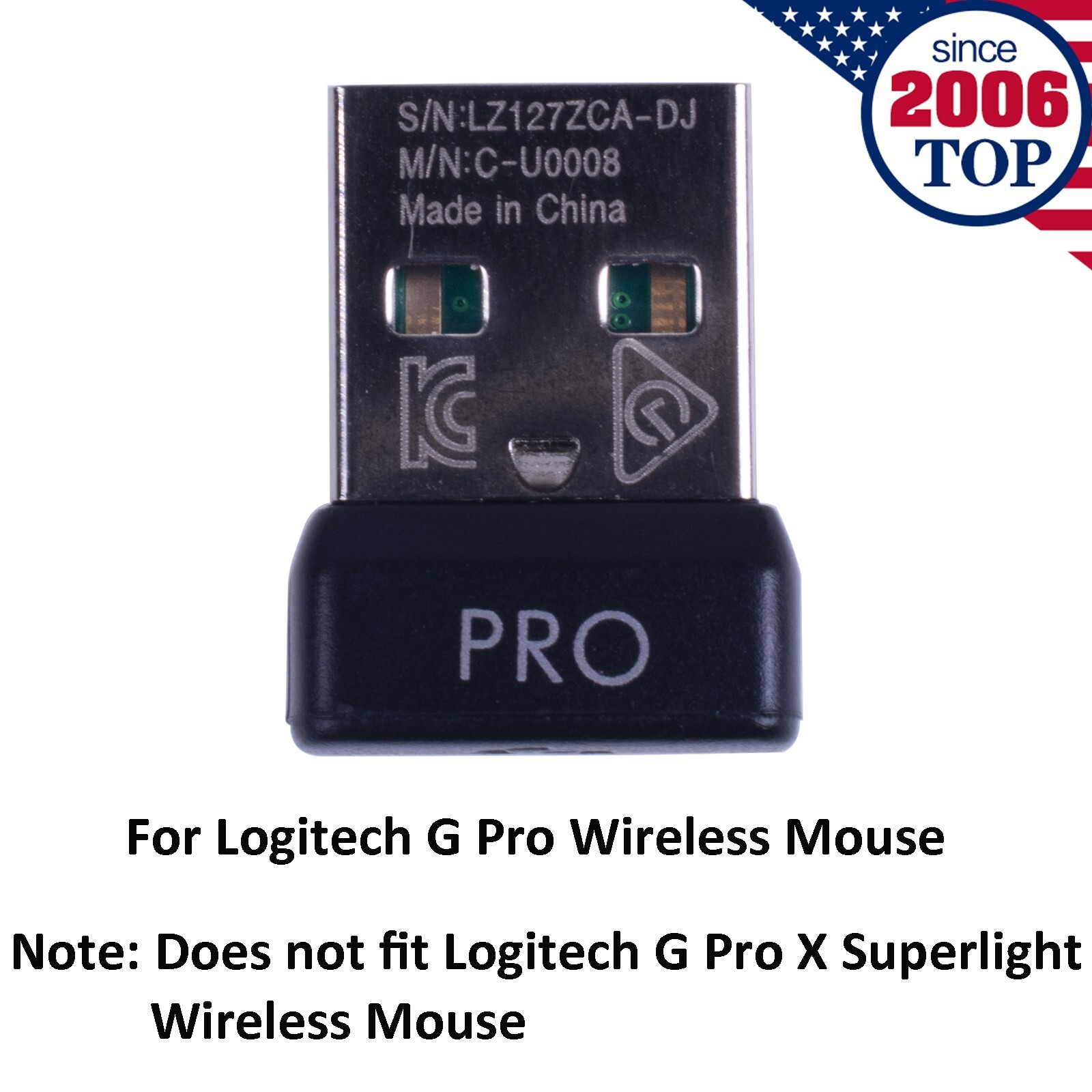 USB Dongle Mouse Receiver Adapter for Logitech G Pro Wireless Mouse