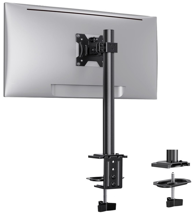 Soporte de Monitor Ajustable para Pantallas de 13–32" con Brazo VESA de Acero
