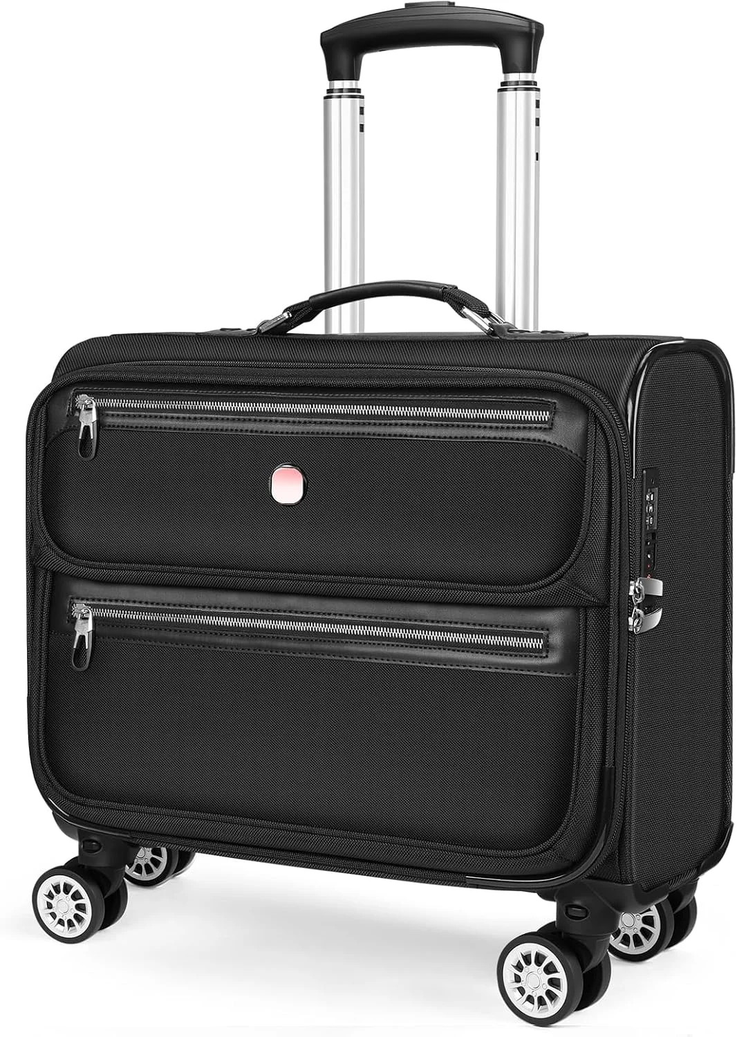star cloud Rolling Laptop Bag, 17.3 Inch Rigid Frame Rolling Briefcase with Whee