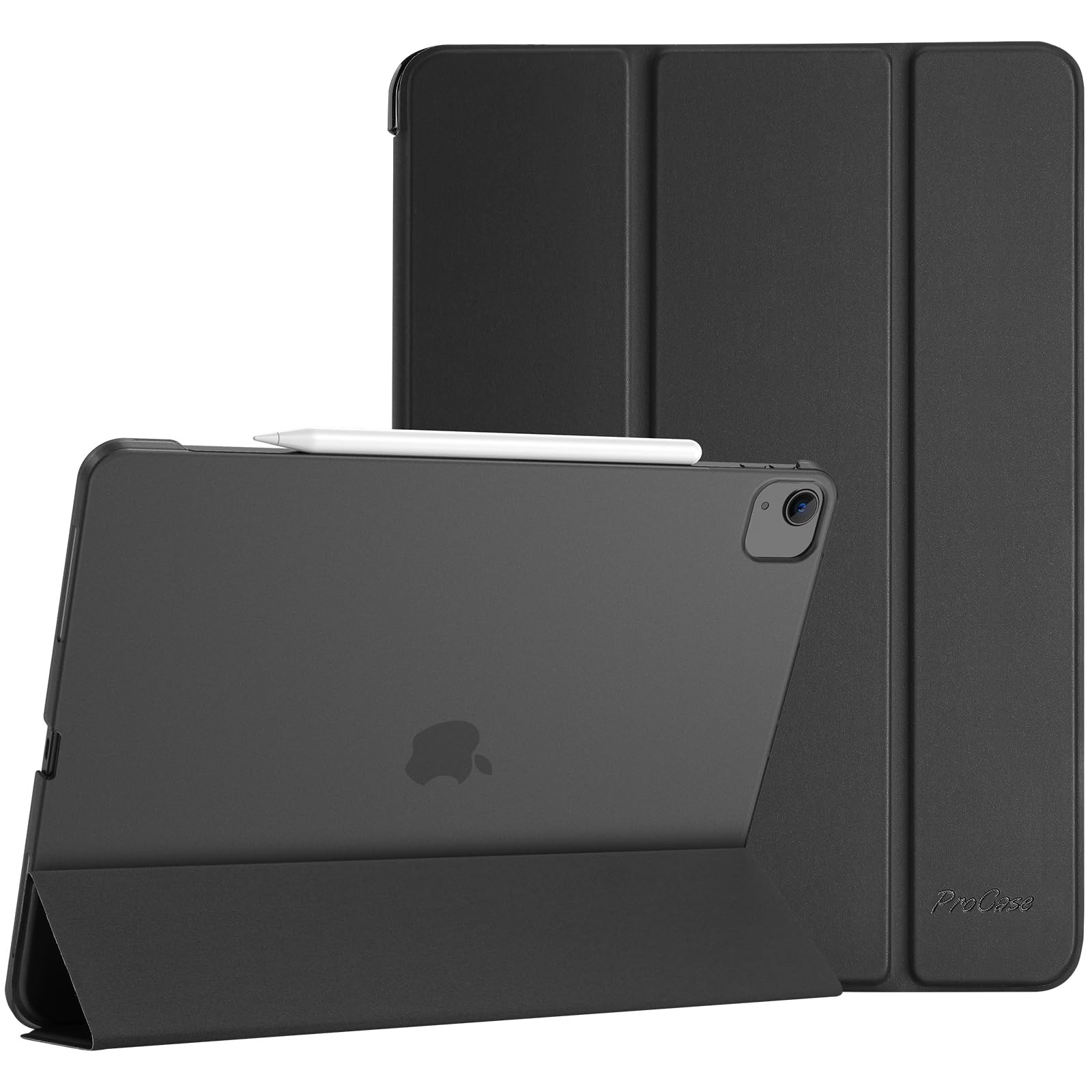 For iPad Pro 12.9 6th Gen 2022 Magnetic Case,Shockproof,Slim Stand Cover Black 