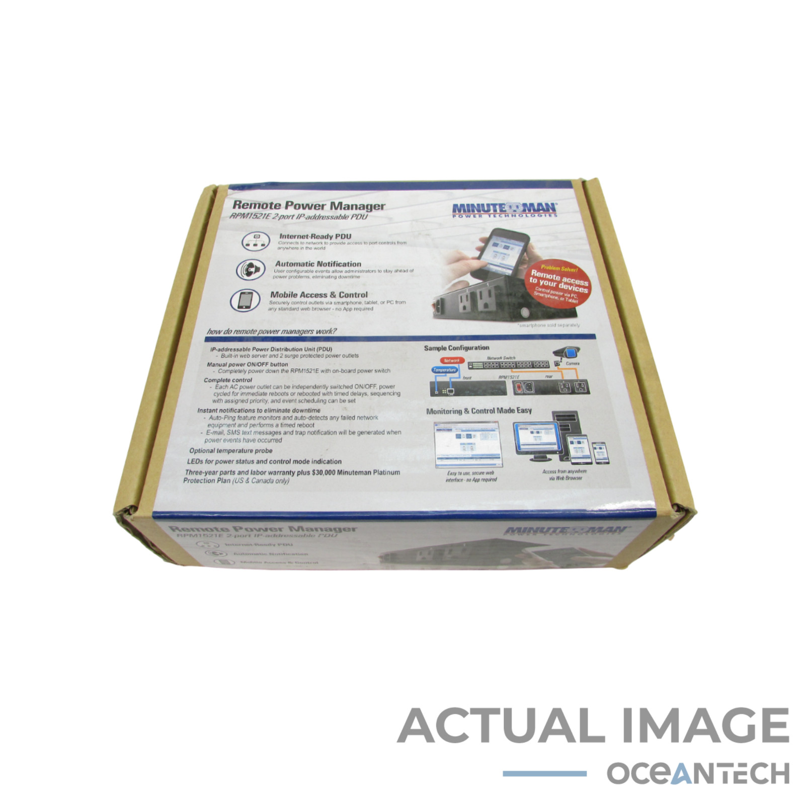 New Minute Man RPM1521E Remote Power Manager