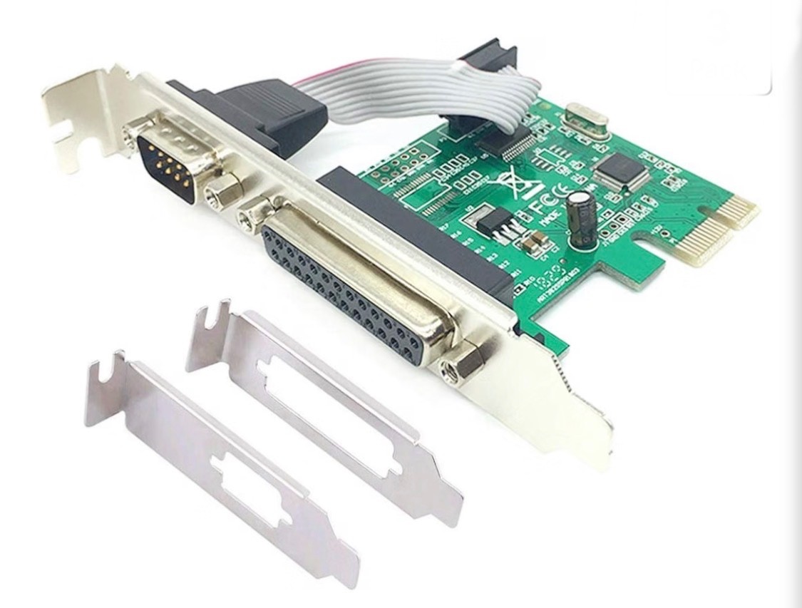 PCIe Combo Serial Parallel Expansion Card PCI Express to Printer LPT Port RS232
