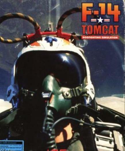 F-14 Tomcat PC CD pilot jet dogfighting combat missiles military aircraft game