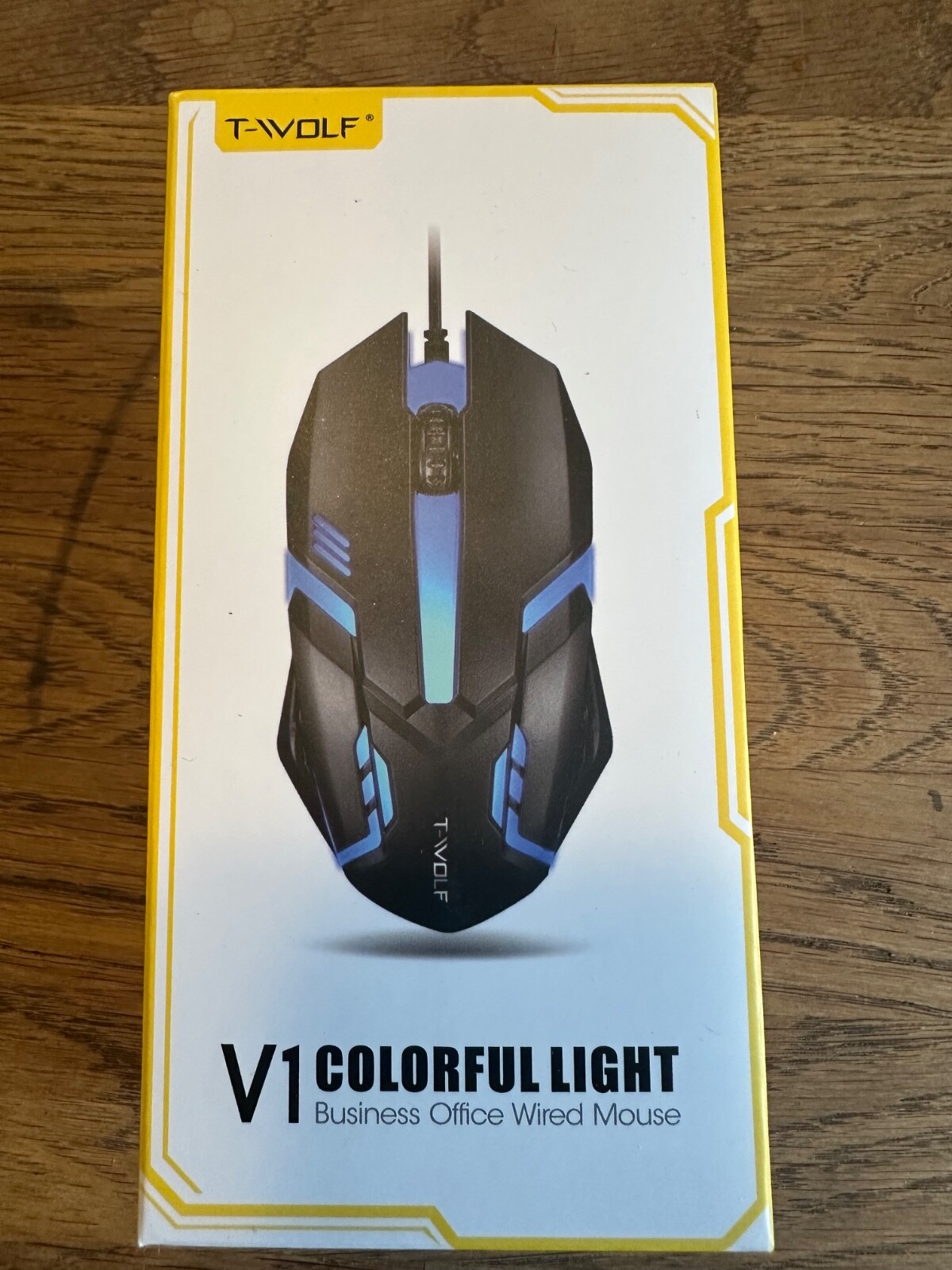 T-Wolf Model V1 Optical Stylish Mouse Colorful Light 