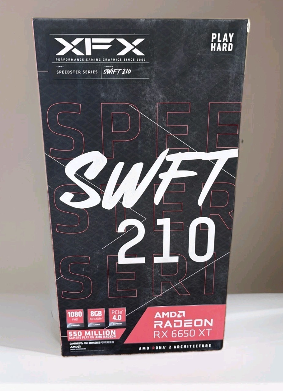 XFX Speedster SWFT 210 AMD Radeon RX 6650 XT CORE Gaming 8GB GDDR6 Graphics Card