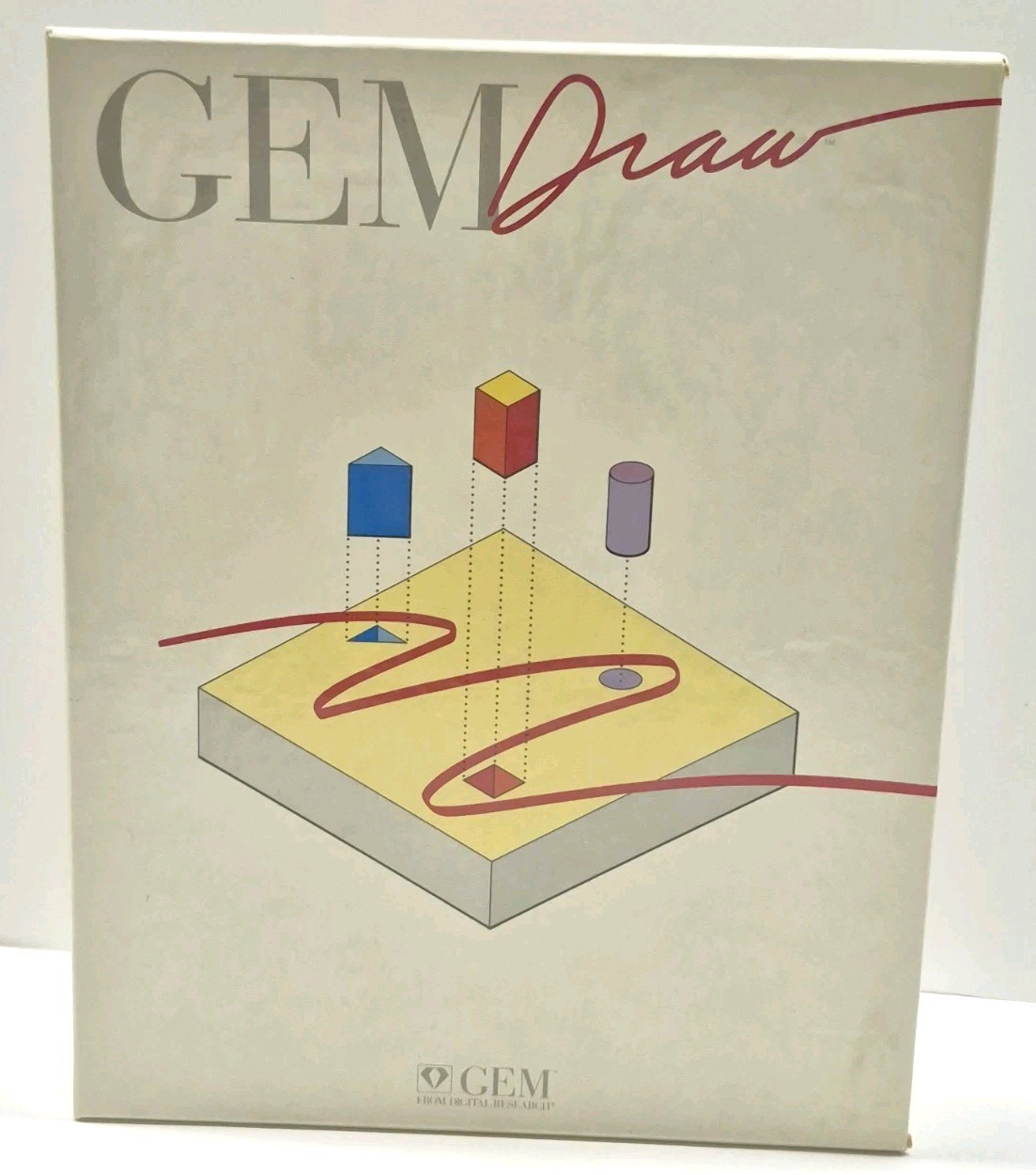 1985 Vintage Digital Research GEM Draw 1.0 & Desktop 1.1  5.25" Software A3