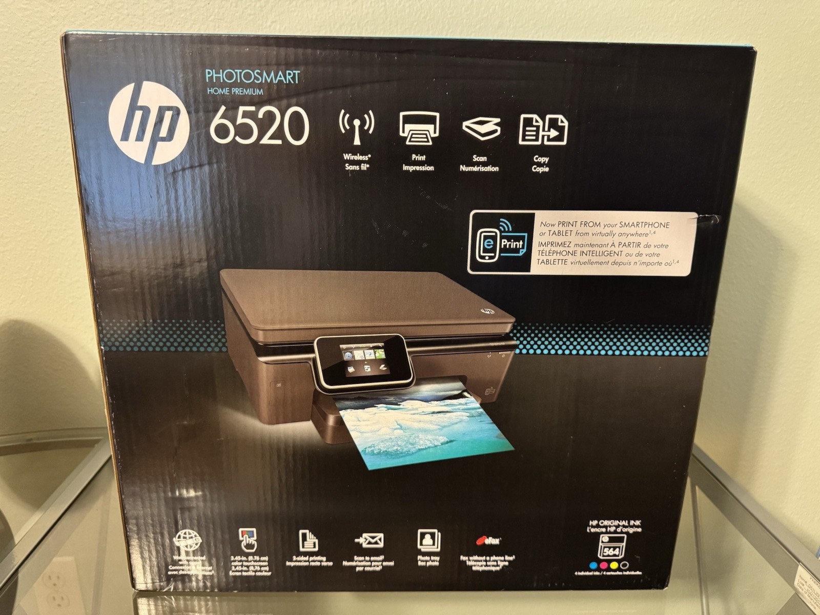 HP Photosmart 6520 All-In-One Inkjet Printer Home Premium CX017A