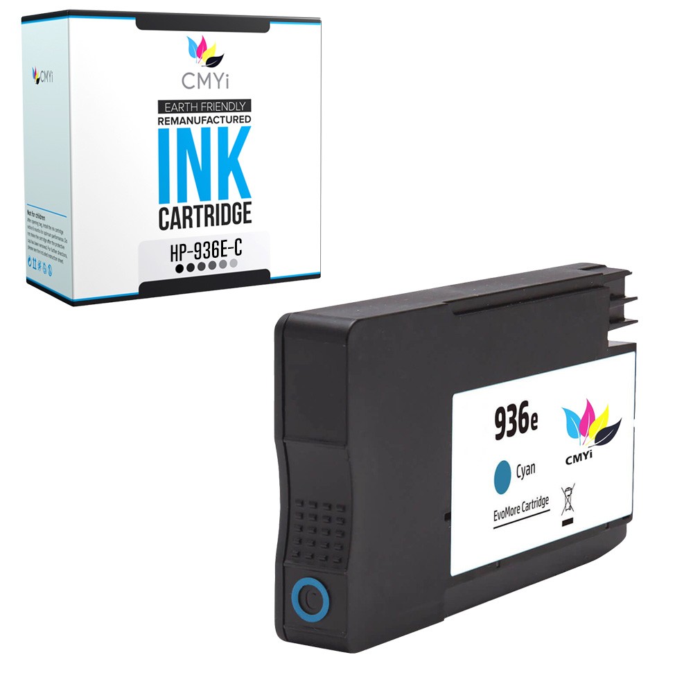 Compatible CMYi 936e Cyan Ink Cartridge for HP OfficeJet Pro 9135e 9110b 9125e