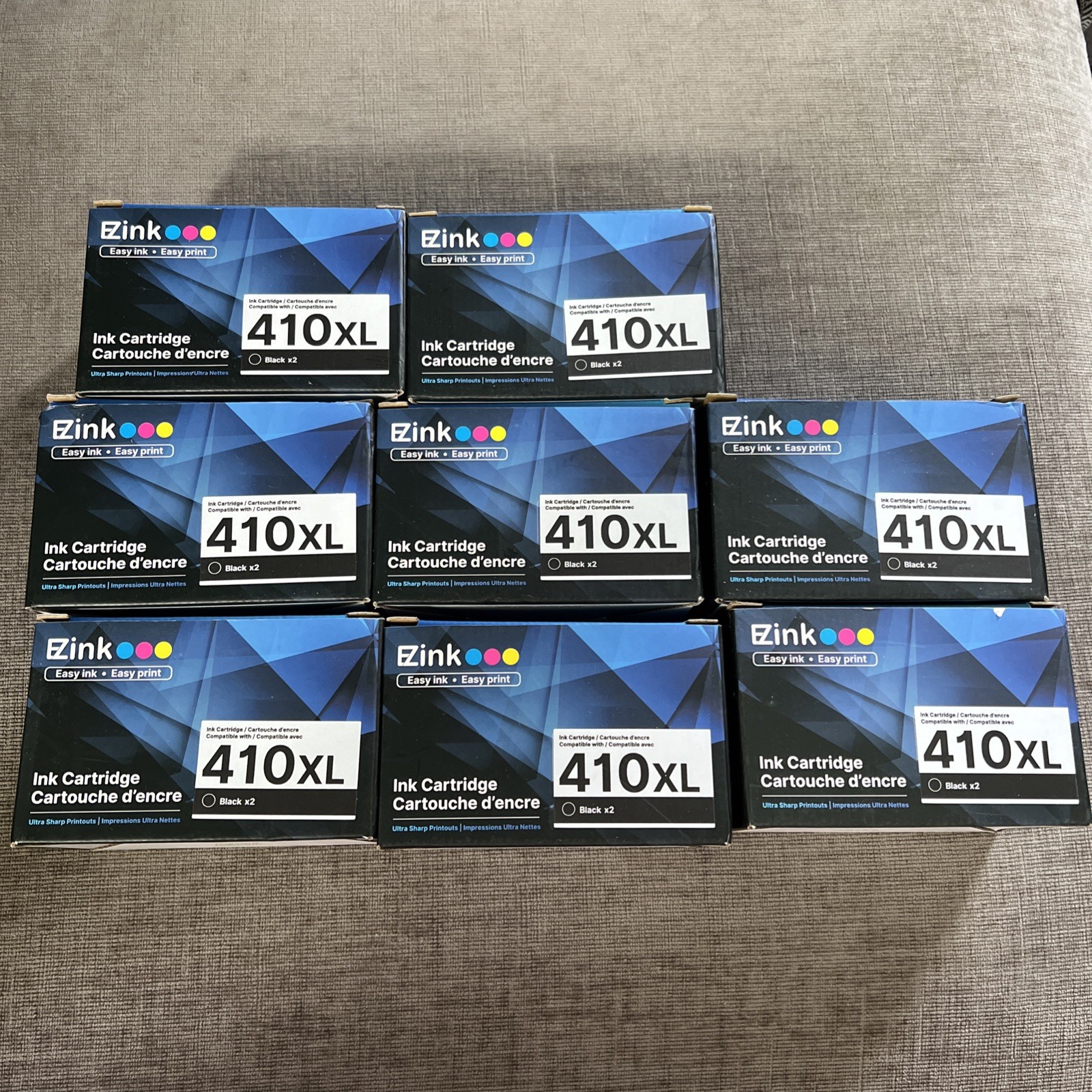 410XL EZINK replacement ink cartridges for Epson, brand new expiration 5/28/2029