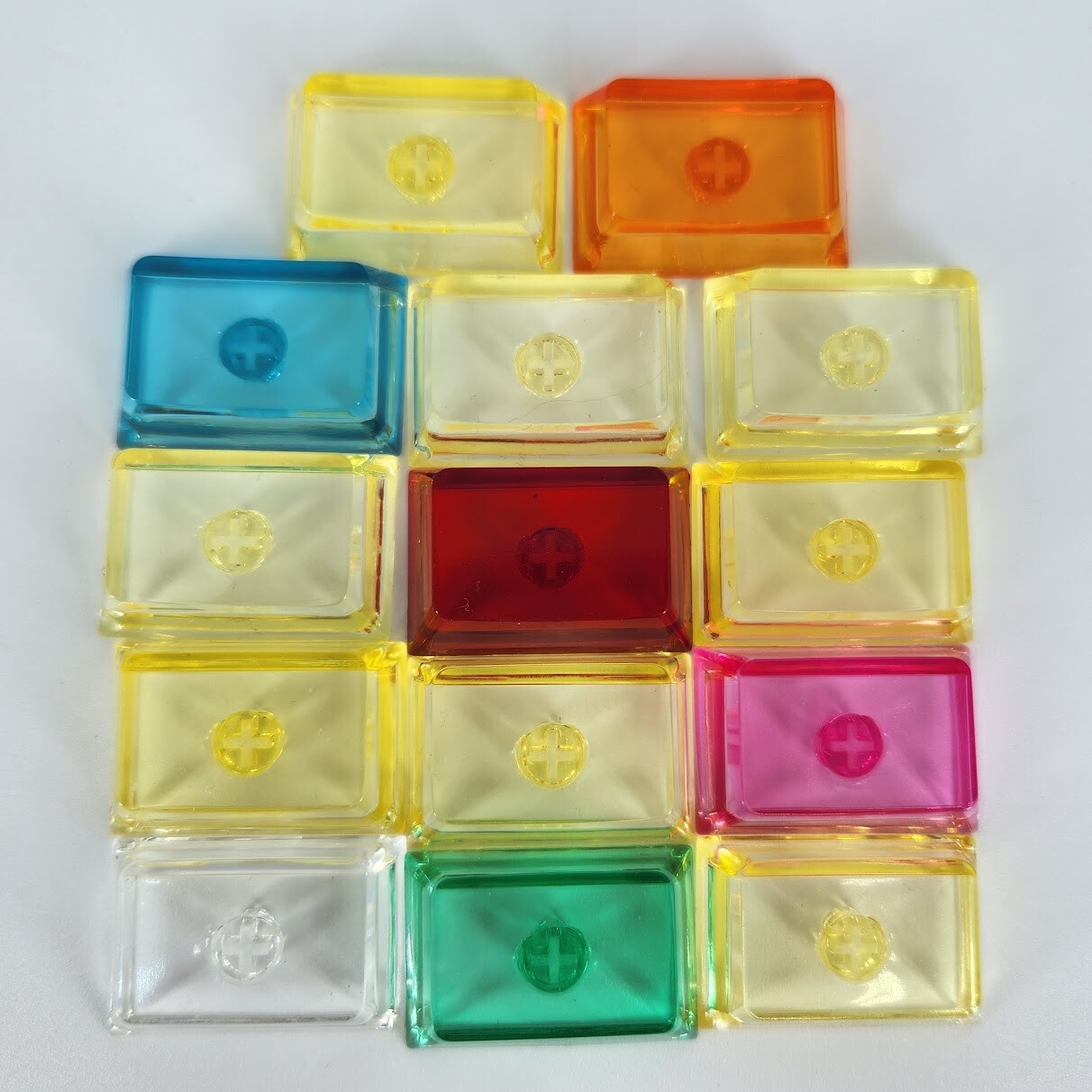 Mechanical Keyboard 1.5U Resin Keycaps ×2 Jelly Jellykey Translucent RANDOM COLR