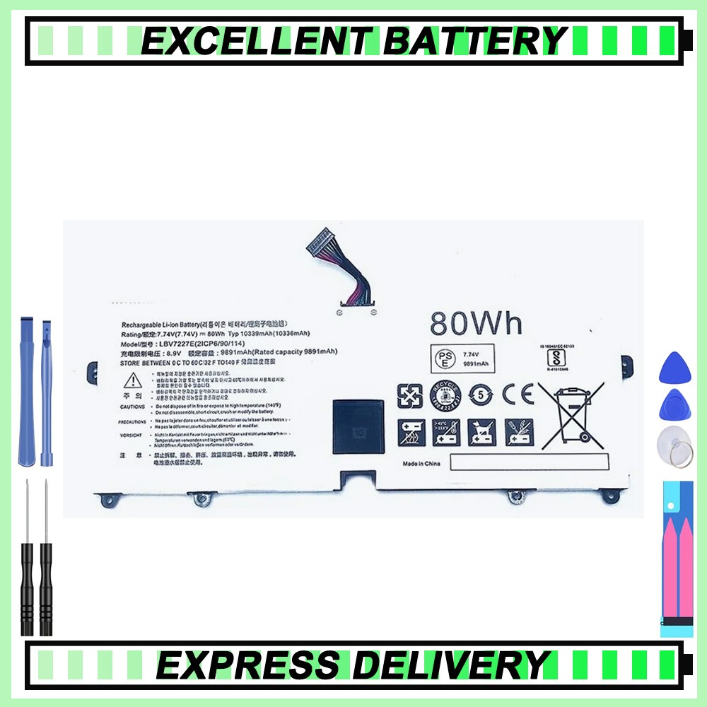 New  LBV7227E 80Wh  Battery for LG gram 15Z90N 17Z90N 16ZD90P 16Z90P