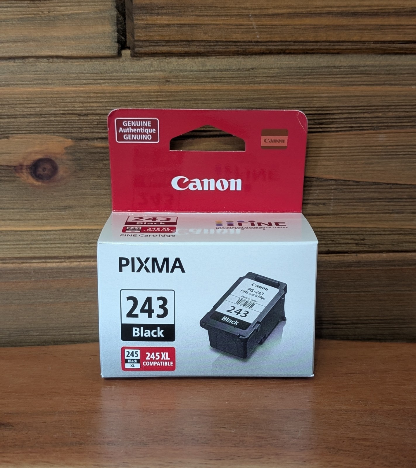 Canon PG-243 Black Ink Cartridge - Genuine - PIXMA - Printer Ink - PG243 - New