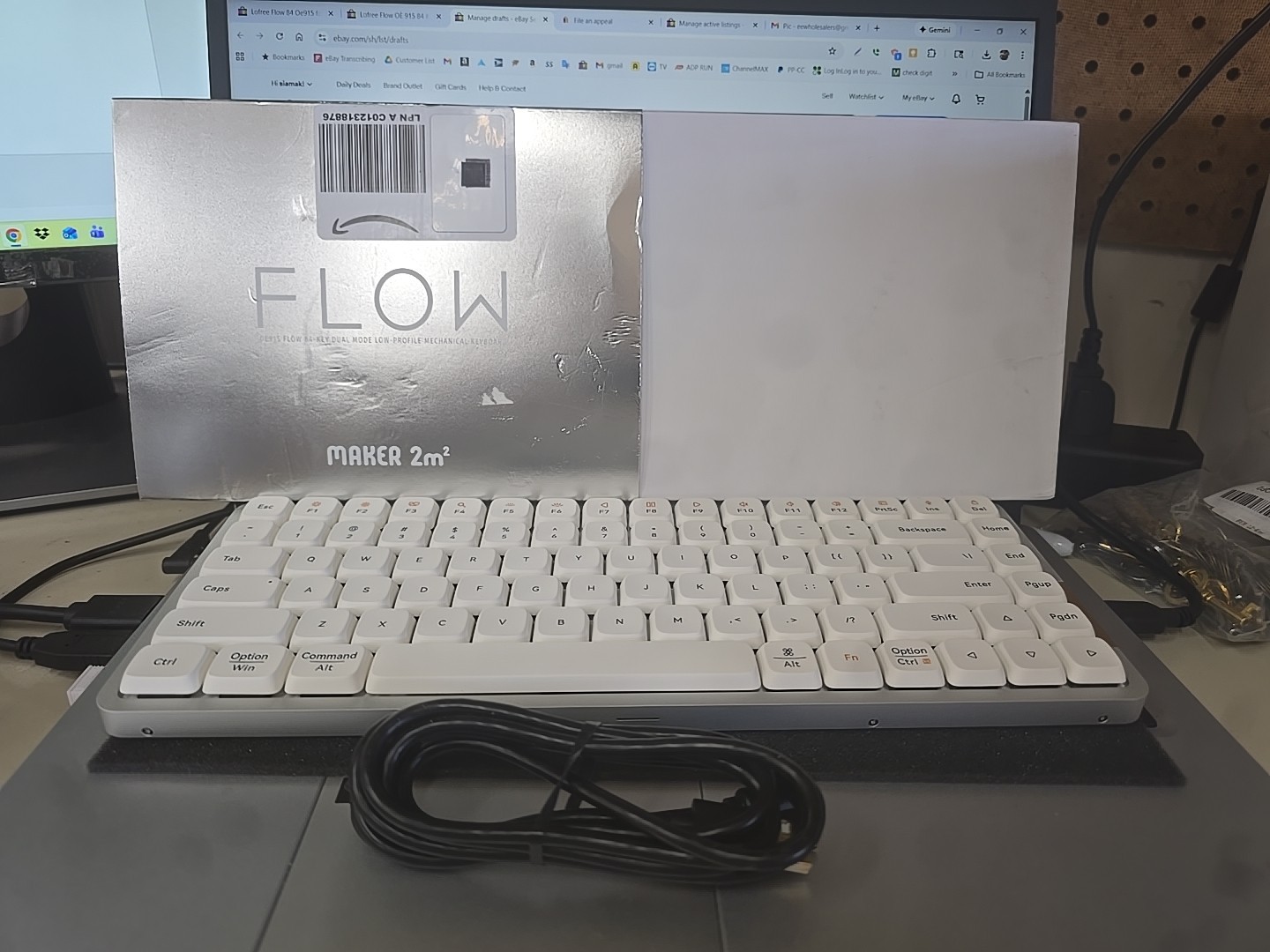 Lofree Flow OE 915 84 Key Dual Mode Low Mechanical Keyboard