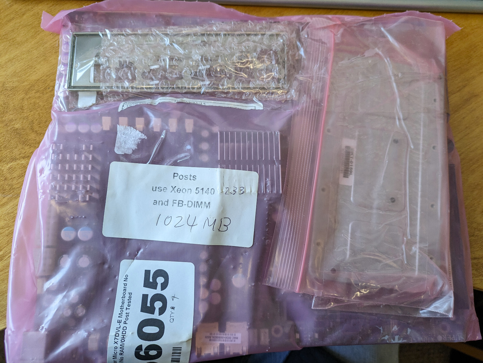 Super SuperMicro X7DVL-E Intel Xeon Server Mother Board dual CPU sockets w/ Mem