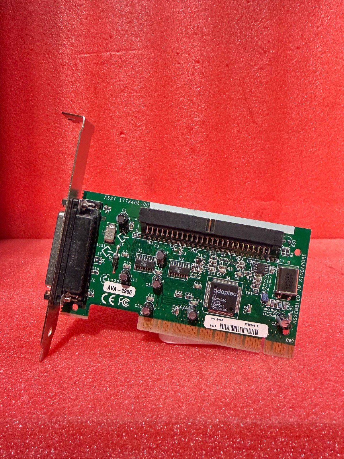 Adaptec AVA-2906 32 Bit Controller Card PCI SCSI 1780600 A