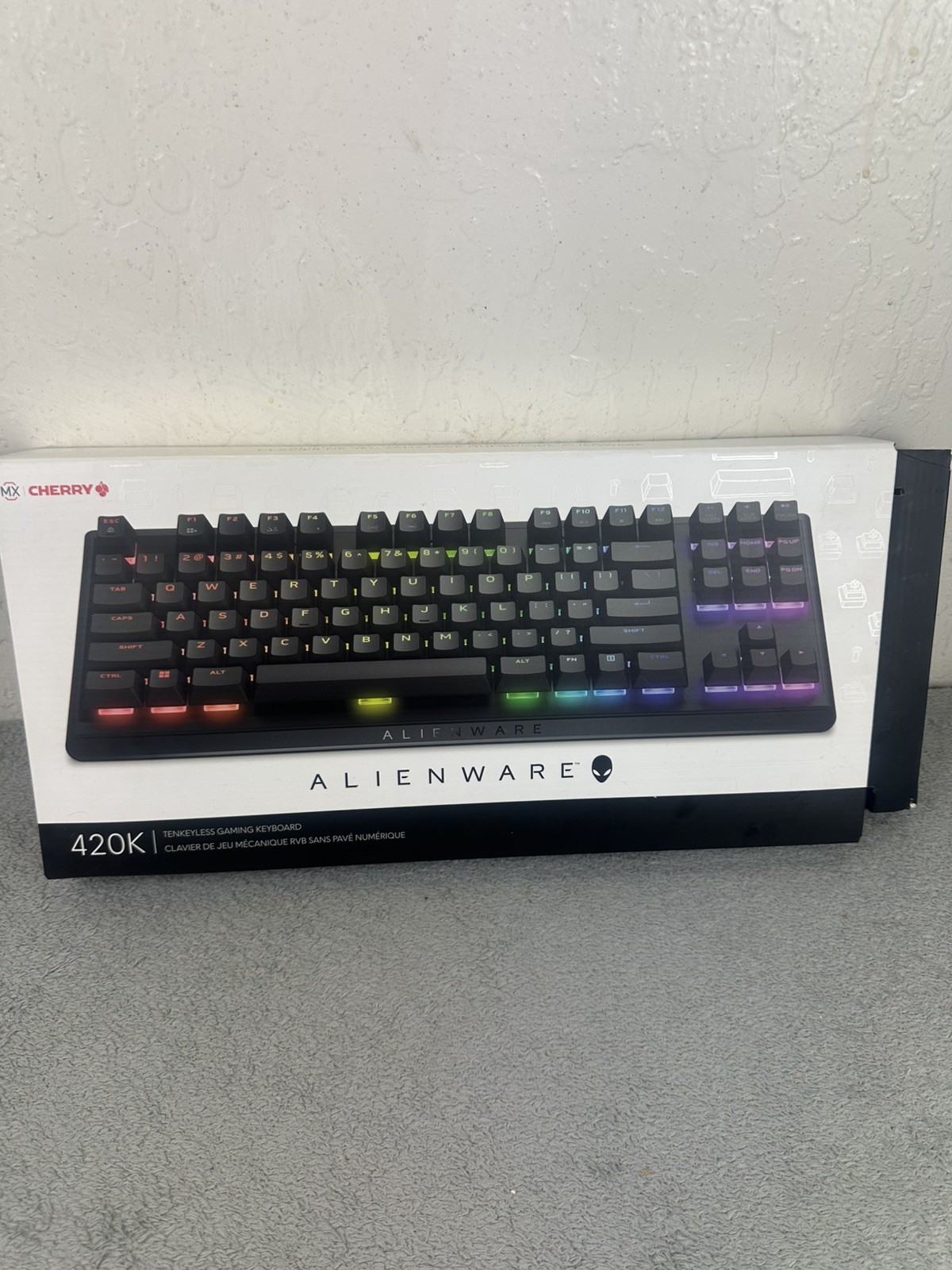 Alienware Tenkeyless Gaming Keyboard  AW420K  New Factory Sealed