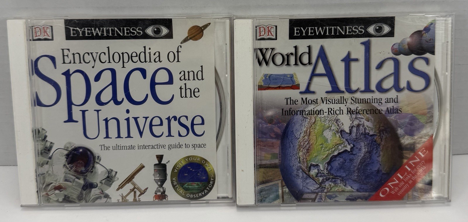 Eyewitness PC CD World Atlas & Encyclopedia Of Space And The Universe Used 
