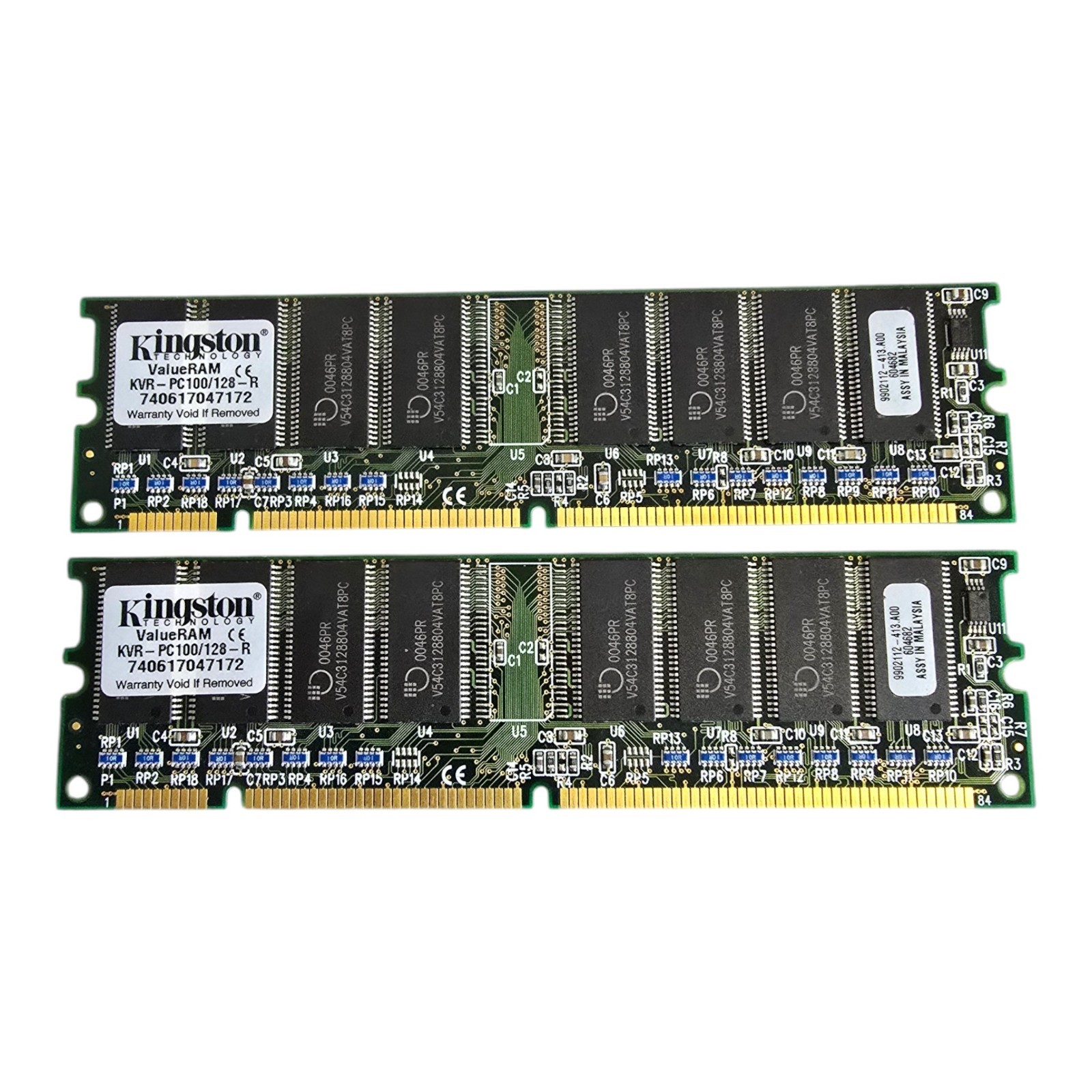 Kingston 256MB (2 x 128MB) PC-100 SDRAM 740617047172 RAM