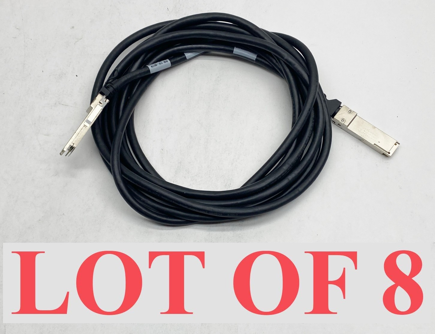 NetApp 5M QSFP-QSFP External SAS Cable Passive Twinax Rev: A0 112-00178 Lot 8