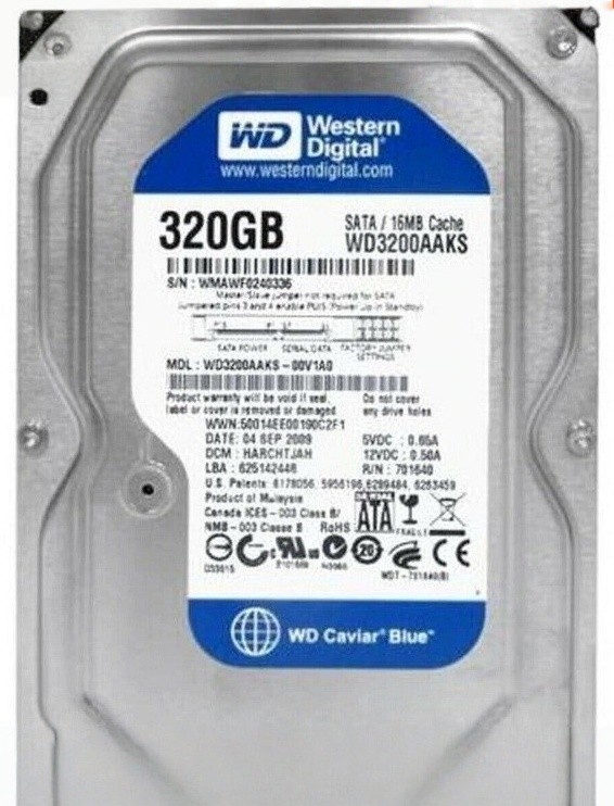WD3200AAKS Western Digital 320GB 7200 RPM 16MB SATA 3.5" Desktop HDD Hard