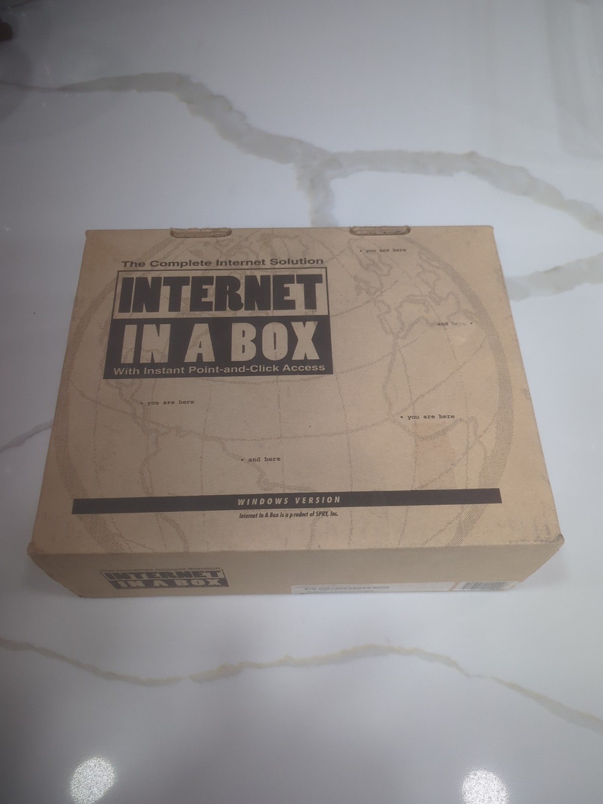 Vintage 1994 Spry Internet In A Box Windows Version V1.0 USED SHIPS FREE JSS