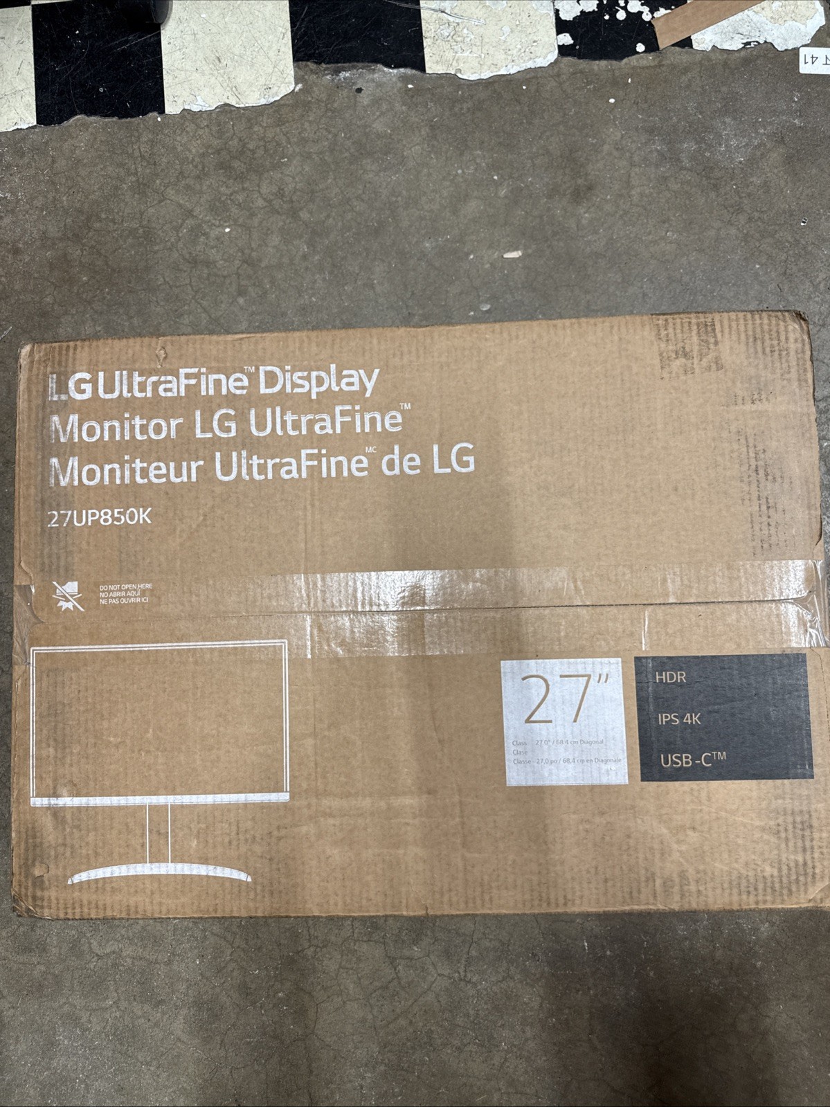 LG 27UP850K-W 27-inch Ultrafine 4K UHD (3840 x 2160) IPS Computer Monitor, 60Hz