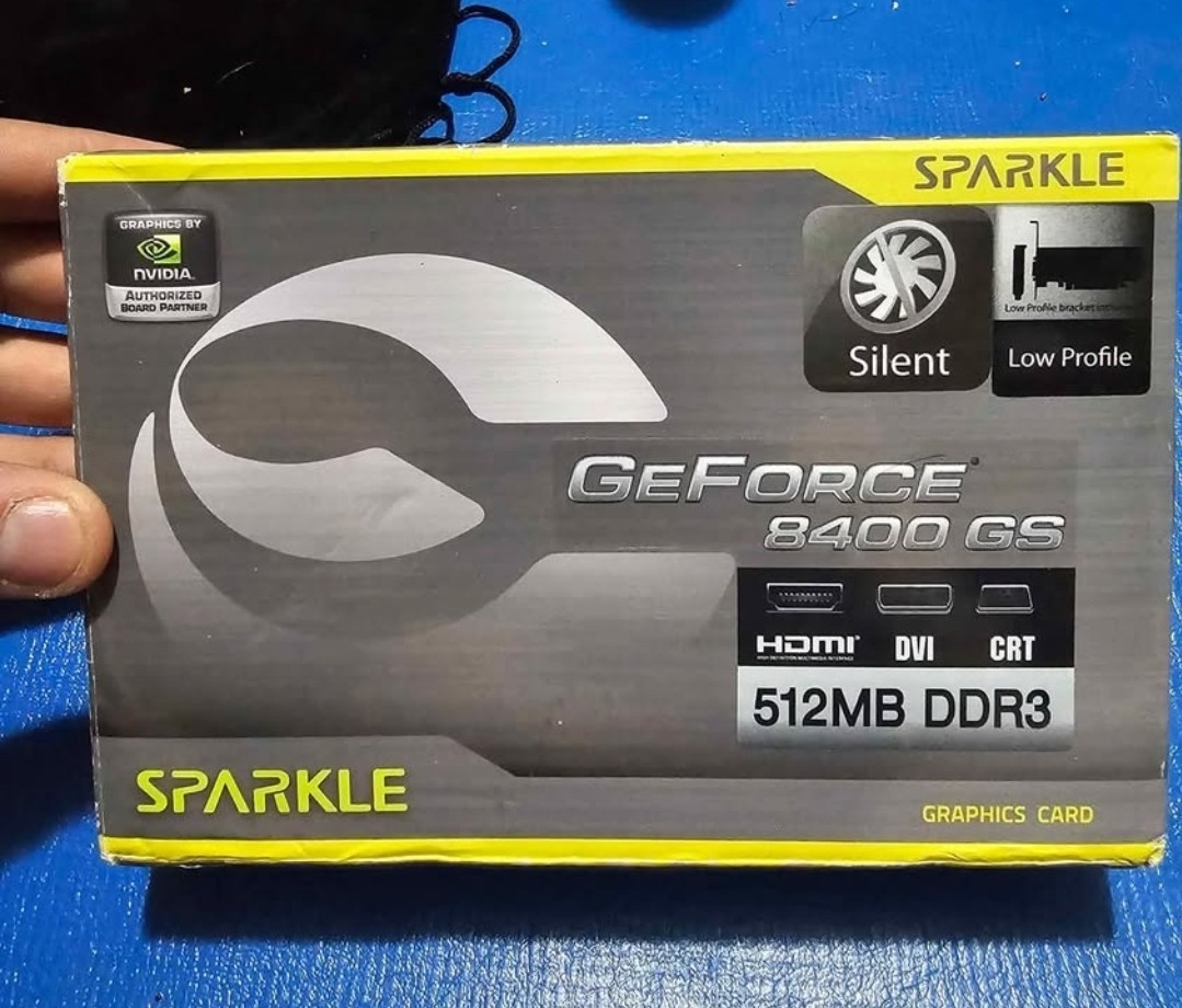Sparkle NVIDIA GeForce 8400 GS 512MB DDR3 Silent Low Profile HDMI DVI CRT