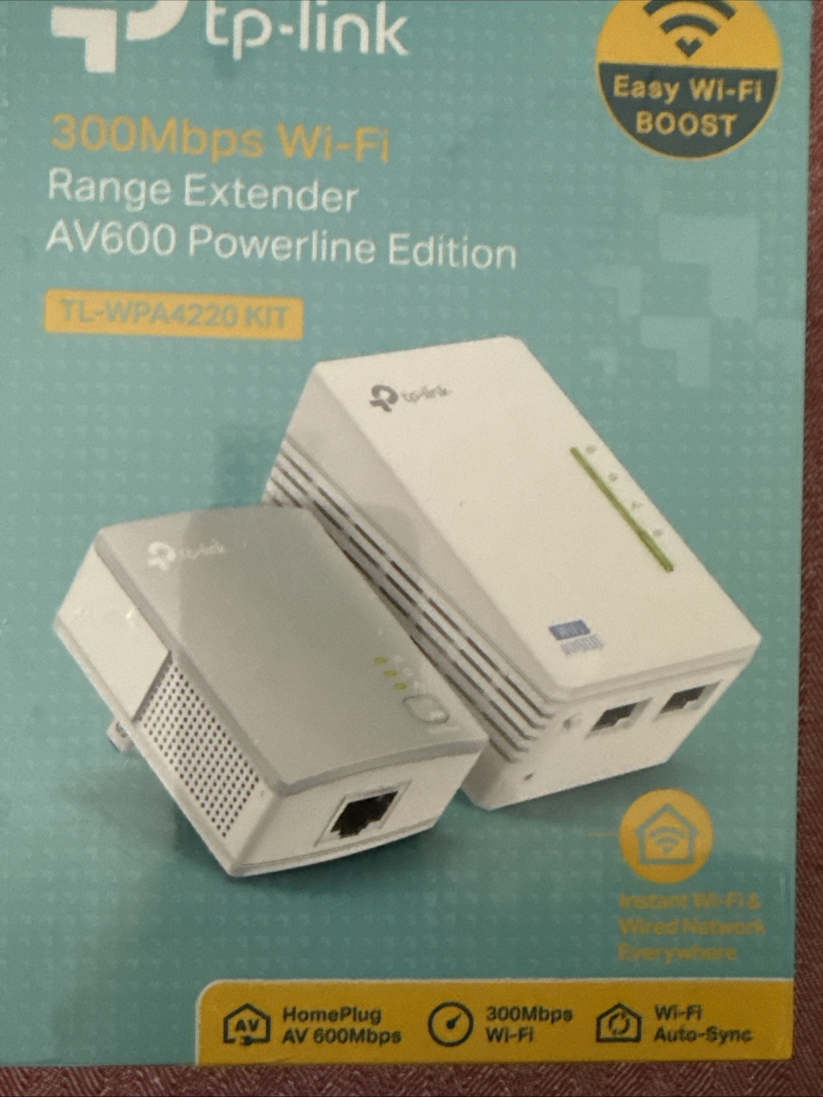 tp-link Range Extender AV600 Powerline Edition (TL-WPA4220 KIT)