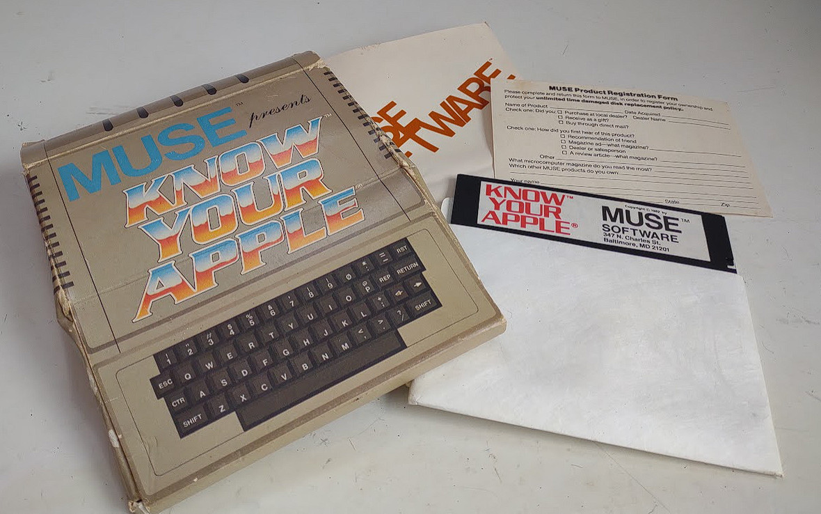 Apple II MUSE Presents Know Your Apple 1982 by MUSE - HARD TO FIND