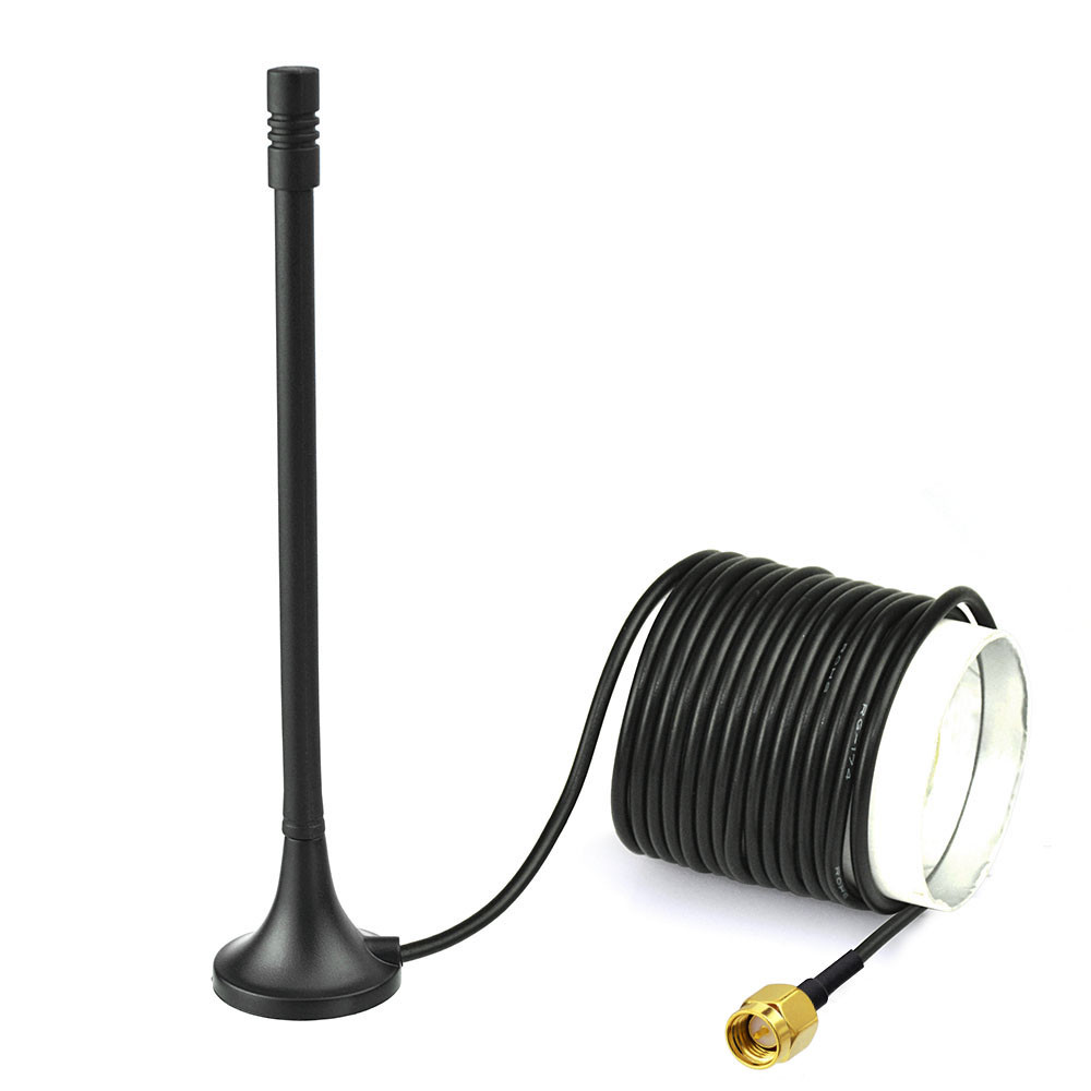 4G LTE Magnetic Base Antenna for Vehicle Cell Phone Signal (SMA Male)