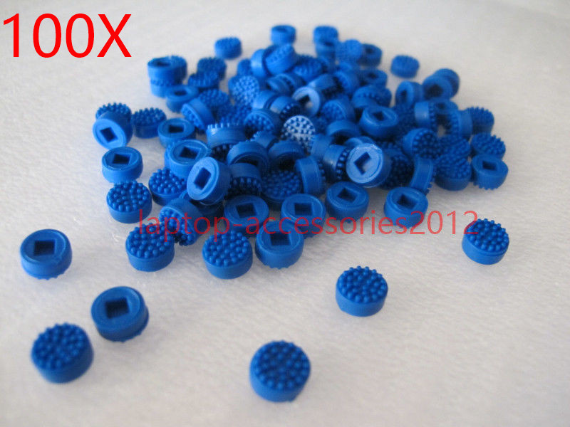 100 X For Replace Keyboard Mouse Stick Point Cap Trackpoint Dell Series Blue