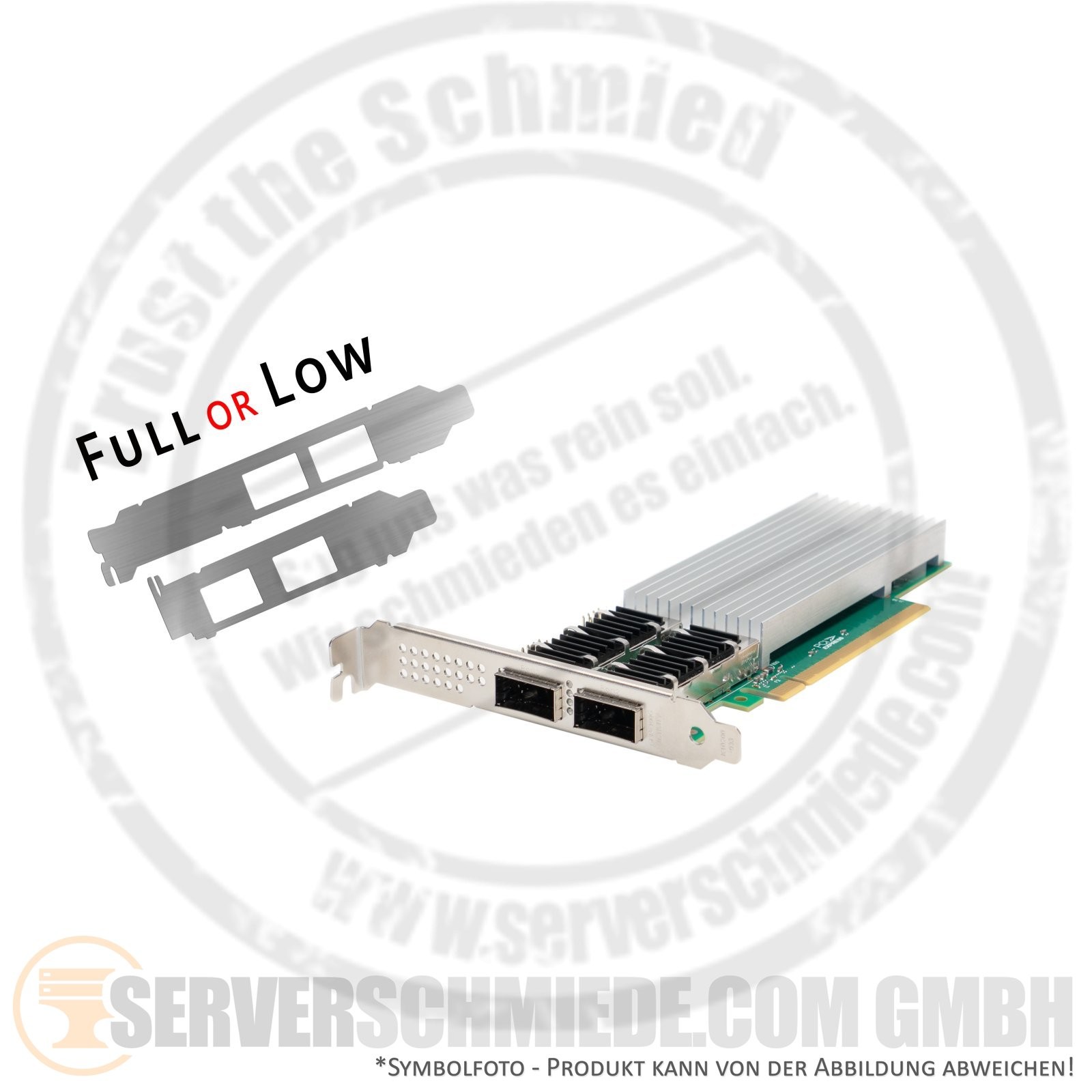 Intel E810-CQDA2 2x 100Gb QSFP28 PCIe x16 4.0 Ethernet Controller E810CAM2 OEM