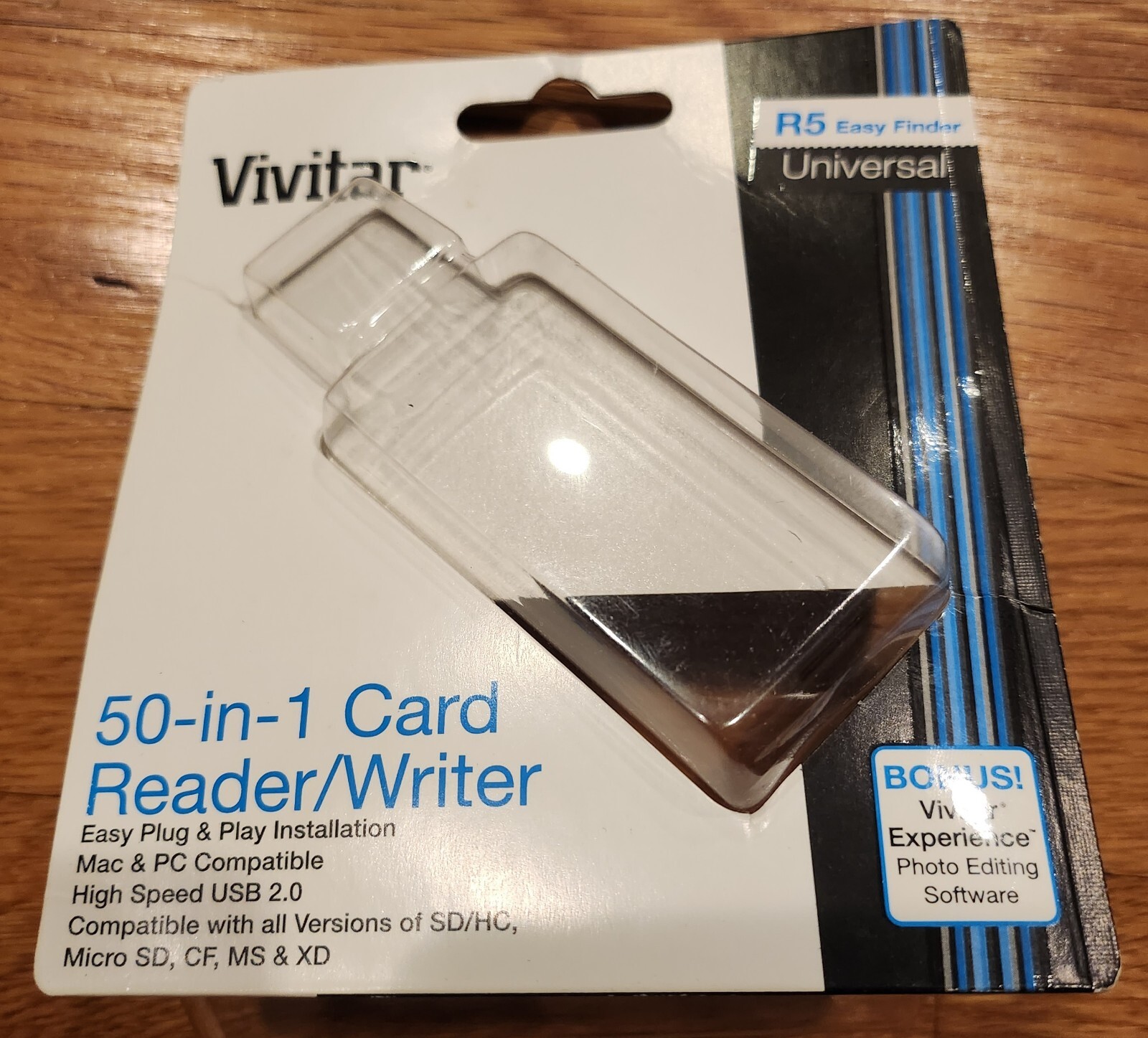 Vivitar 50-in-1 Card Reader - Black
