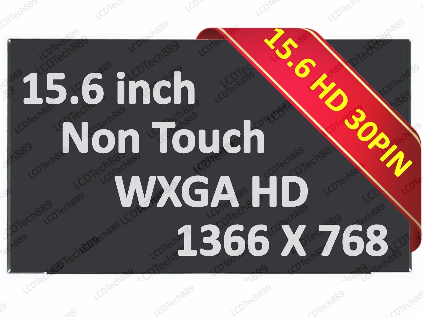 New N156BGA-E53 C1 07XMDT LCD Replacement Screen 15.6" 1366x768 Display Panel