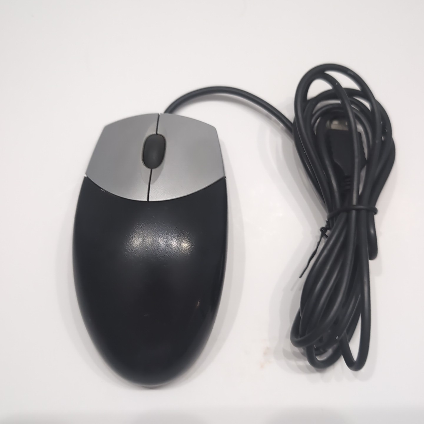 Vintage DELL Logitech USB Optical Mouse M-UR69 Wired Dark Grey Fully Tested Mint