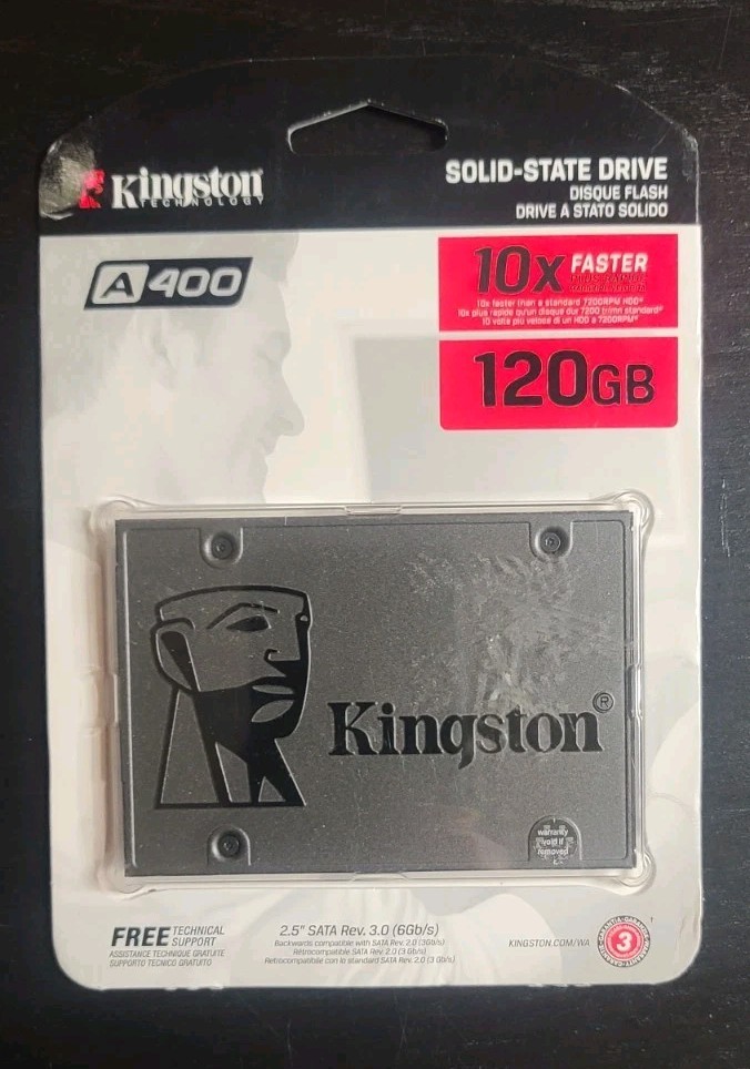 Kingston Technology A400 120GB SSD Solid State Drive 2.5" SATA Rev. 3.0 (6gb/s)