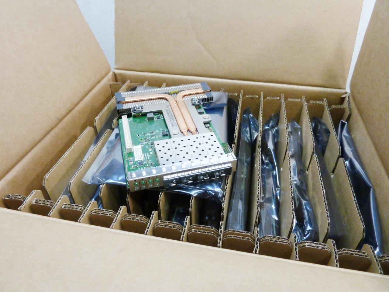 12x Dell Quad-Port 10GbE SFP+ Network Daughter Card | 068M95 | Intel H91379-003