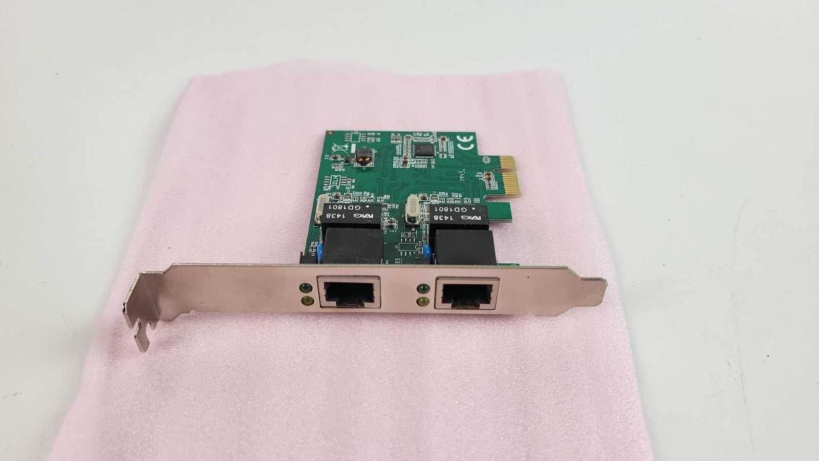 Syba 2 Port Gigabit Ethernet PCI-e x1 Network Card SD-PEX24033