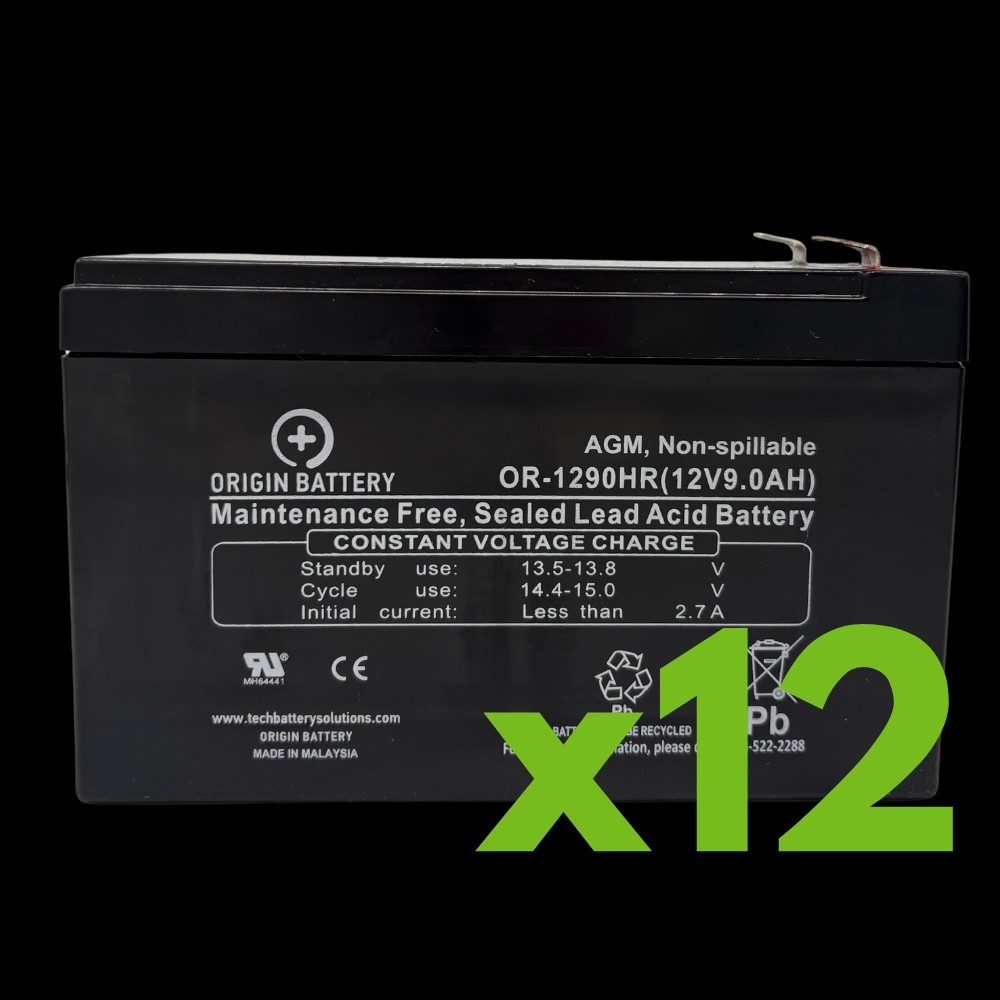 Origin OR-1290 Battery - 12v 9ah 12 Pack