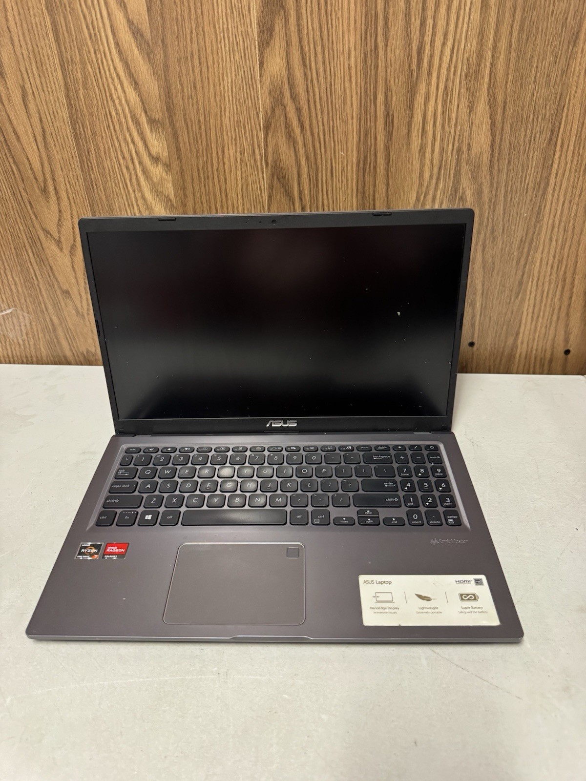 ASUS M515U Ryzen 7 8GB No SSD Screen Dark Parts Repair AS-IS