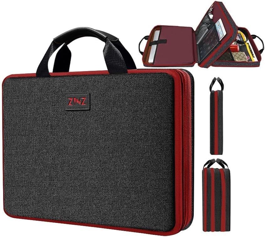 Durable Slim Expandable Sleeve Case for 15.6 Inch Laptops, Upgraded Recycled Des