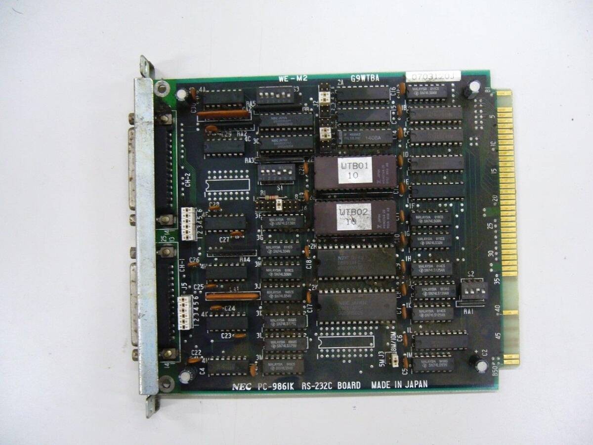 NEC PC 9861K RS 232C Interface Board for PC 98RL Series Vintage Retro PC