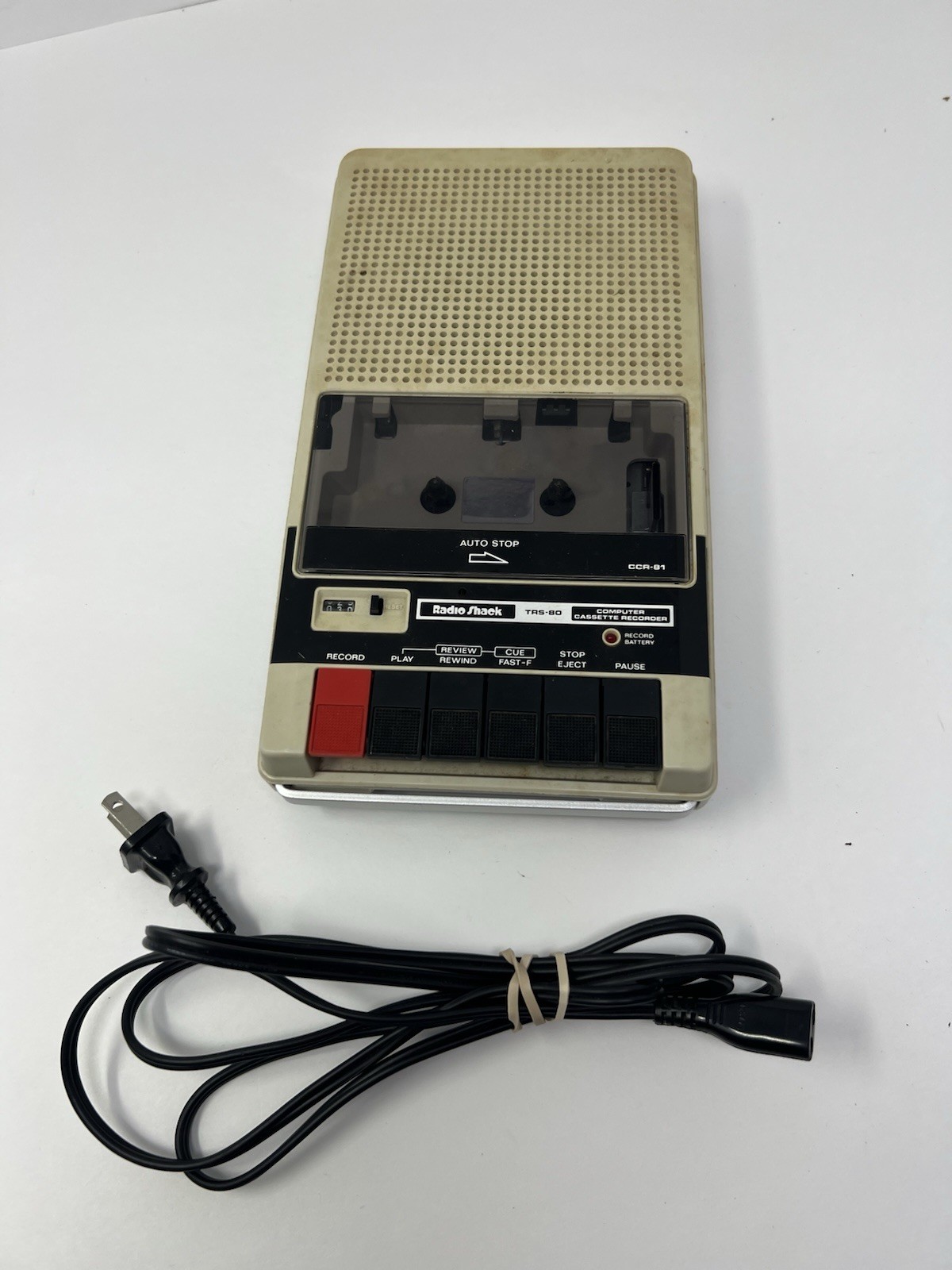 Rare Vintage RadioShack CCR-81 Cassette Tape Recorder Model 26-1208A- See VIDEO